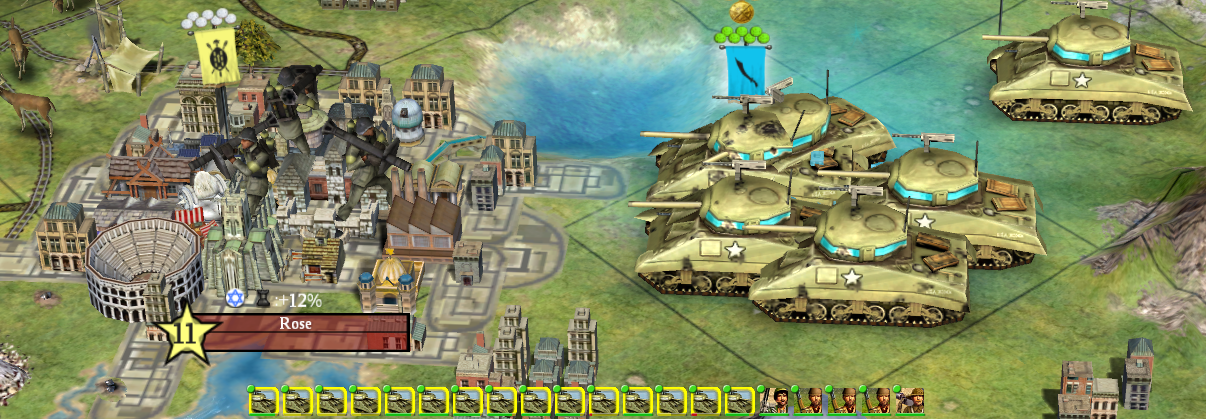 A screenshot of Civilization IV